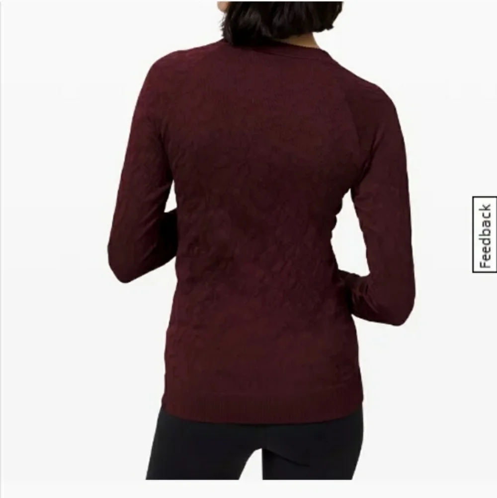 Lululemon Rest Less Pullover Garnet size 4